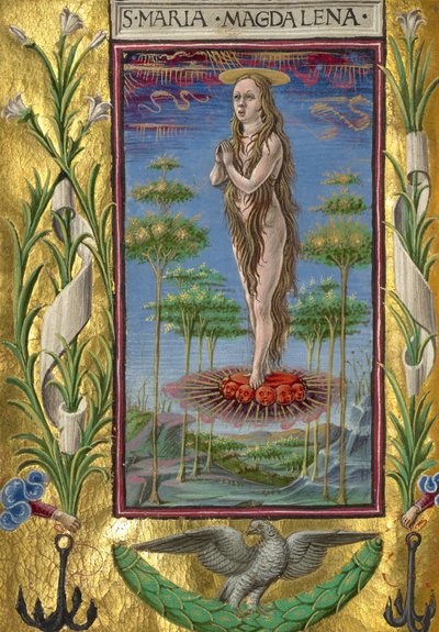 Marie-Madeleine portée en haut - Taddeo Crivelli